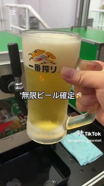 横浜の太陽の広場 BBQ GARDENで無限ビール体験