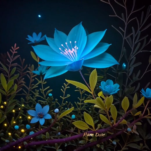 Bioluminescent flower. | Pam's Gifs and Videos