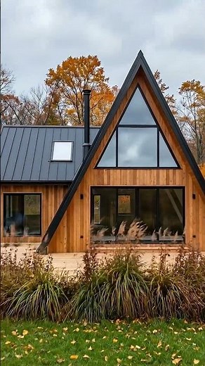How We Build a Concrete A-Frame House | Modern Cabin in the Woods