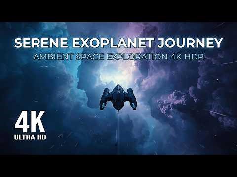 Serene Exoplanet Journey 🌌 | Ambient Space Exploration 4K HDR