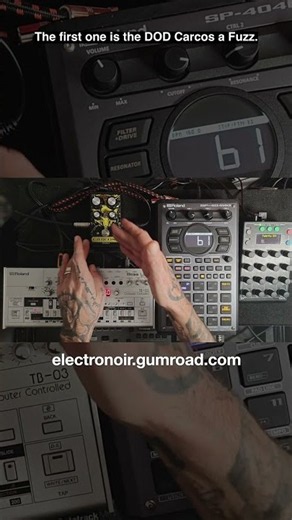 💥3 DISTORTION PEDALS FOR YOUR 303 with Sp404💥 #shorts #sp404mk2 #bassline