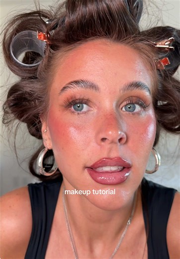 took me a couple tries but we got the makeup look 💅🏼🤝 #fyp #relatable #makeuptutorial #makeupinspo #girlythings @Benefit Cosmetics @Rare Beauty @ILIA Beauty @Morphe Cosmetics @Anastasia Beverly Hills @Makeup By Mario @rhode skin @Kosas @tarte cosmetics @Urban Decay Cosmetics @COVERGIRL @Saie @Patrick Ta Beauty