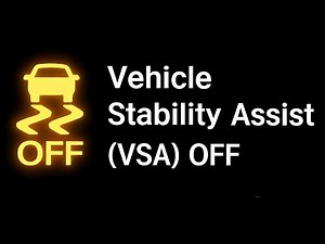 How to Fix & Reset Vehicle Stability Assist (VSA) OFF | VSA Warning Light Stays On