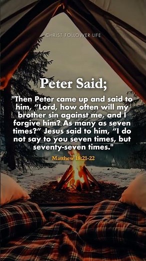 Forgive Without Limits 🙏 Matthew 18:21–22 #bibleverses #jesuschrist #godsays #godsaid #prayer