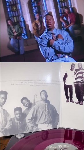 Boyz II Men - "End Of The Road" 'Legacy: The Greatest Hits Collection' Vinyl playing