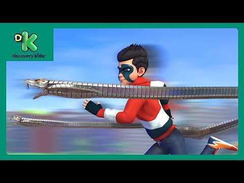 Ekans Snake Boy🐍| Snake Hero Strikes Again! | Cartoon for Kids😍| Animated Cartoon | ‪@DiscoveryKidsIN‬