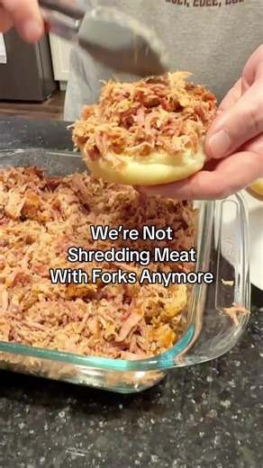 It’s 2026 - we’re not shredding meat with forks anymore. Time to upgrade to The Bear Paws #meatshredder #bbq #bbqtiktok #kitchenessentials #meat