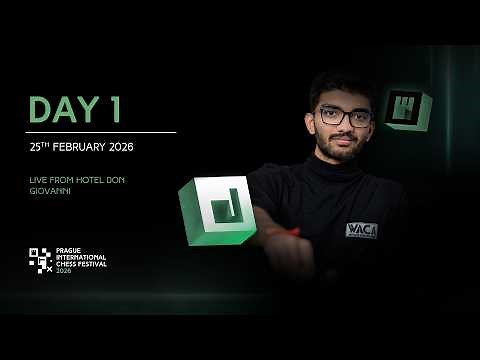 Prague International Chess Festival 2026 - Round 1 LIVE