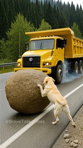 Labrador Dad Rushes to Save His Puppy — With a Man’s Helping Hand #animalrescue #dog #labrador