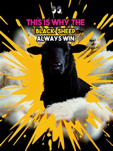 Why the black sheep always win. The system never rejects you because you’re wrong. It rejects you because you don’t fit. The black sheep questions rules, ignores approval, and refuses to play safe. That’s why families, schools, and workplaces try to “correct” them. This video explains why the black sheep becomes successful, why constructive criticism often comes from people who built nothing, and why systems fear independent thinkers more than failure. If you’ve ever been called “difficult”, “lo