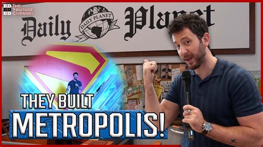 Superman set tour – Daily Planet & Fortress of Solitude revealed