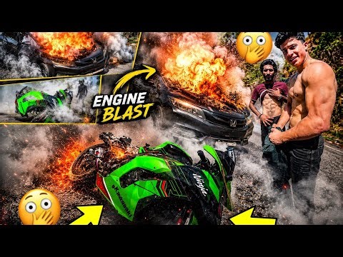 Engine Blast Superbike on Sunday Ride😱Superbike Nuksan hogaya😭 49 Degree Extreme summer vlog