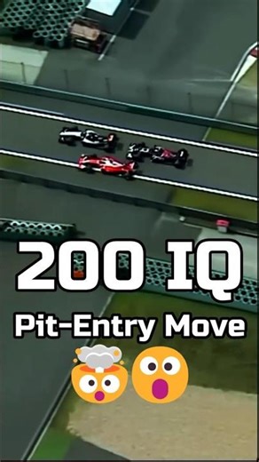 Best F1 Pit-Entry Move of All Time! 🤯 #f1 #formula1 #pitstop #redbullracing #ferrari #vettel