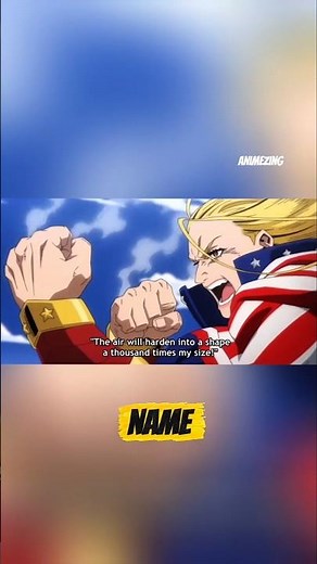 Star and Stripes Quirk Explained MHA #shorts #anime #mha