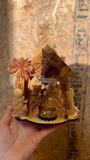 5K views · 90 reactions | Handcrafted olive wood nativity scene from the holy land. #nativity #nativityscene #christiangifts #giftideas #gifts | Bethlehem Box | Facebook
