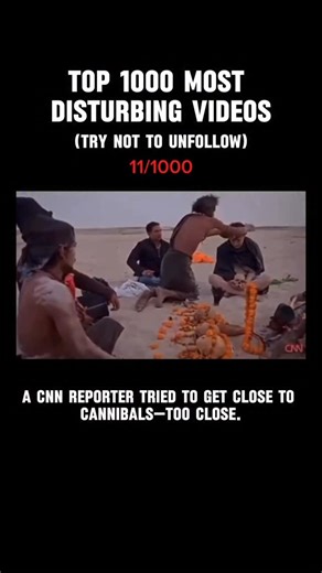 @disturbing.tapes | A CNN reporter traveled deep into remote territory to interview a tribe known for cannibalism, hoping to document their way of life. But... | Instagram