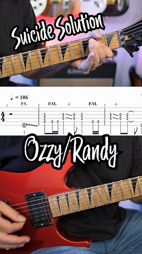 204K views · 3.3K reactions | Suicide Solution guitar riff by Ozzy...