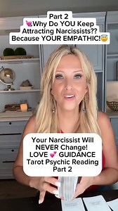 8.8K views · 180 reactions | Your Narcissist Will Never Change! (Part 2)  Private 1:1 Psychic Reading: Click the link in bio to get clarity on your love situation! ✨ Love Tarot Psychic Reading | Twin Flames | Soulmates | Psychic Love Reading | Intuitive Love Advice #TarotReading #deirdreabrami #tarot #tarotlove #twinflam | Deirdre Abrami | Facebook