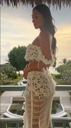 Crochet beach dress #crochet #dress