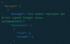 【踩坑】Nest - Graphql number类型的时间戳报错(32-bit integer)
