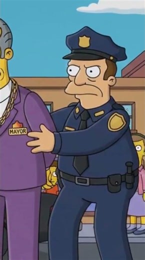 The Dark Truth About Chief Wiggum 🚔 #shorts #simpsonstown