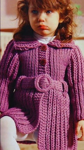 💡 Ideas para tejer abrigos de niñas a crochet