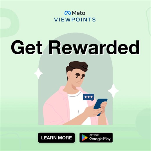4.8K views · 255 reactions | Get rewarded for improving apps you use every day. | Meta Viewpoints | Facebook