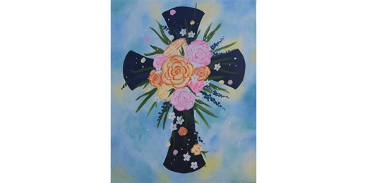 Blooming Cross - Paint and Sip in Phoenix | Classpop!™