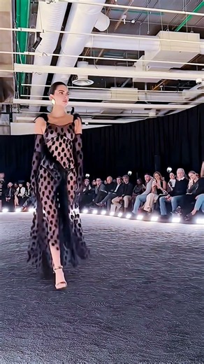 Kendall Jenner Slays the Runway in See-Through Gown ✨ #shorts #fashion #model #explore