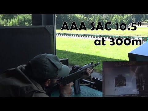 10.5" Australian Automatic Arms SAC at 300m with Holosun 503