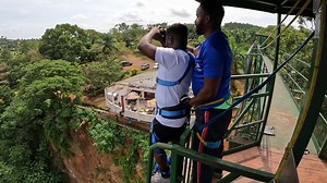 Tried A Deadly Bungee Jump From Jinja Uganda | Wodemaya