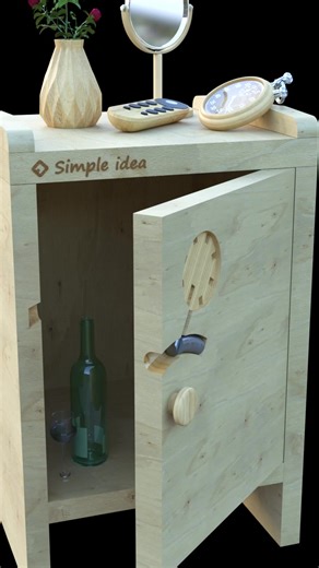 25K views · 156 reactions | Nightstand, cabinet, safe with secret lock#lock #safe #latch | Tool_Tips | Facebook