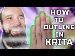 Master Krita: Easy Steps To Adding Outlines To Your Artwork!