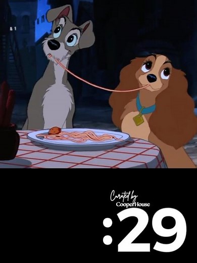 30 Second Movie Review: Lady and the Tramp (1955 Animated) #ad