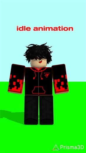 Idle Animation (first time making animations) #roblox #animation #robloxanimation