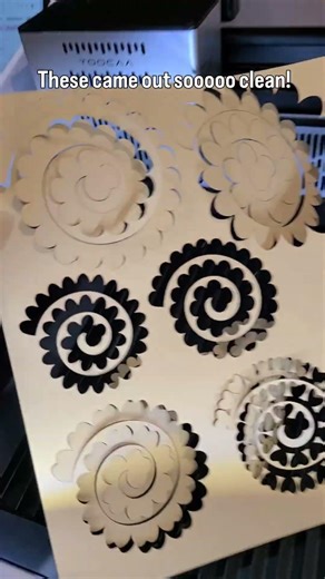 First time making paper flowers using TOOCAA NOVA laser engraver