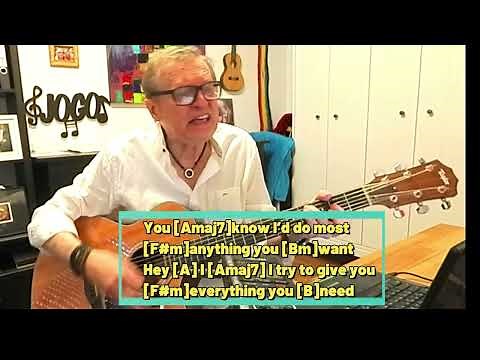 How To Play Simply Red's "For Your Babies" /w Acoustic Guitar Unplugged - Video Number 1000 here :)