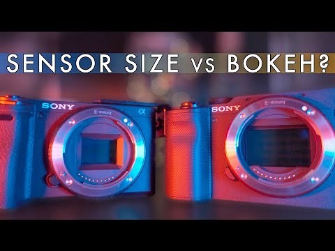 How does Sensor Size Effect Bokeh? 1 inch vs APS C vs Full Frame | Demo on Sony ZV1 v A6400 v A7C