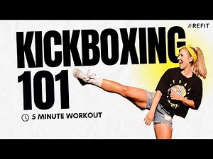 5 Minute Workout to Kick Start Your Day | Kickboxing for Beginners | At-Home Dance Fitness