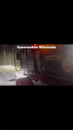 Conover Train Keeps a Rollin’!! #lovetosnowmobilewisconsin Tucker Sno-Cat Vilas County | Snowmobile Wisconsin TV
