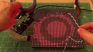 LED Matrix And A Phototransistor Make A Reverse Camera