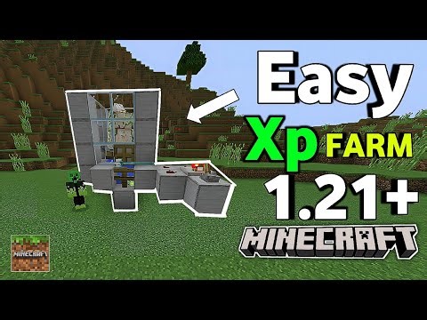 Minecraft: How to build XP Farm 1.22 Tutorial! Bedrock &JAVA