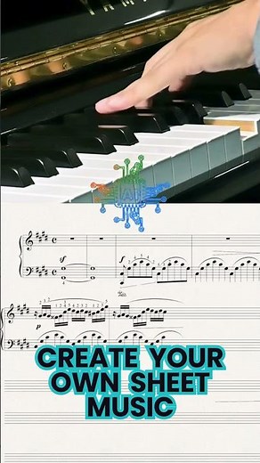 Turn Piano Playing into Sheet Music in Seconds 🎹✨ | Piano Magic Deeppiano App #piano #pianomusic