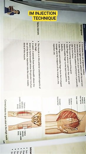 IM injection - sites im injection - im injection technique - medtalks
