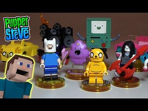 LEGO Adventure Time Lego Dimensions Level Team Pack Finn Jake BmO Marceline Unboxing Review