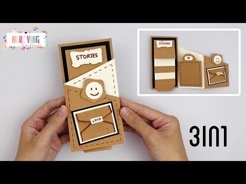 ✨How To Make Easy Scrapbook At Home (3in1) - NGOC VANG HANDMADE