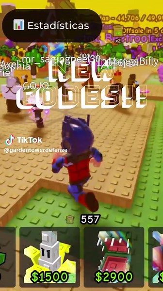 Codes in garden tower defense. New update #garden #Shorts #gardentd #Roblox #Gardentowerdefense @👿🪄