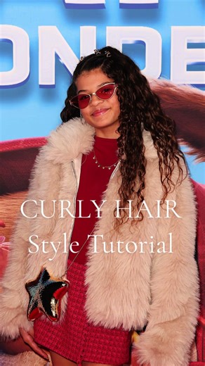 Curly hair moms if you’ve ever stared at your child’s curls not knowing what to do… try this 🤍 This was her movie premiere look and it actually held ✨ #hairtutorial #curlyhair #curlyhairstyle #hairgoal #curly3b Hair Products used: @Fenty Beauty gel @curlwowofficial gel and spray @amika leave in conditioner