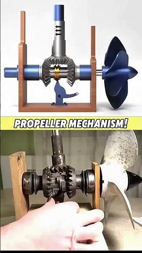 How Boat Propeller Reverse Gear Works! ⚙️ #shorts