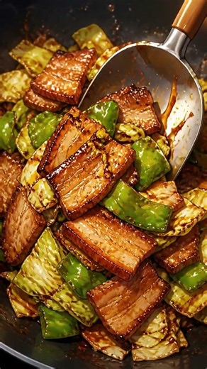 中華・回鍋肉(ホイコーロー)を作る動画